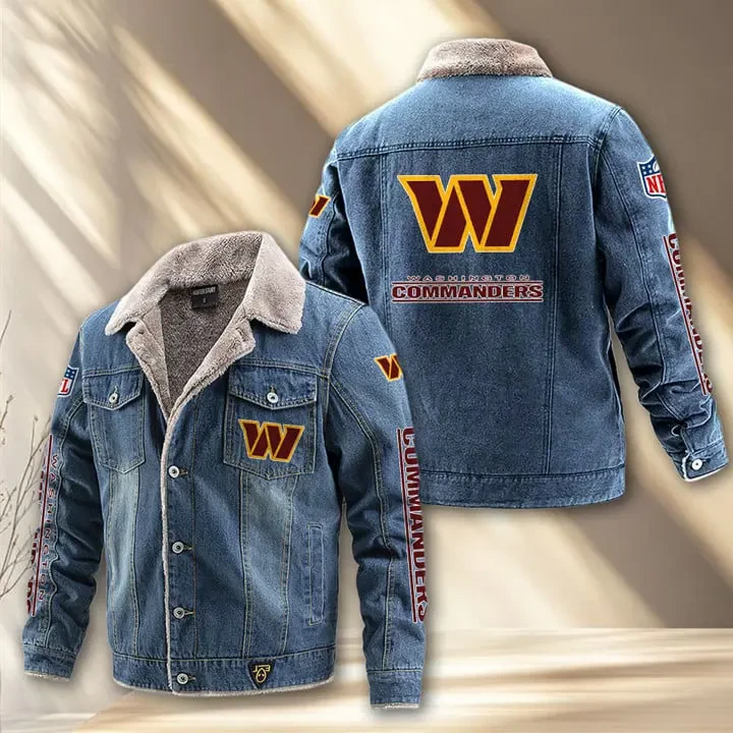 WAS x NFL Fleece Lined Denim Jacket DatND DVT