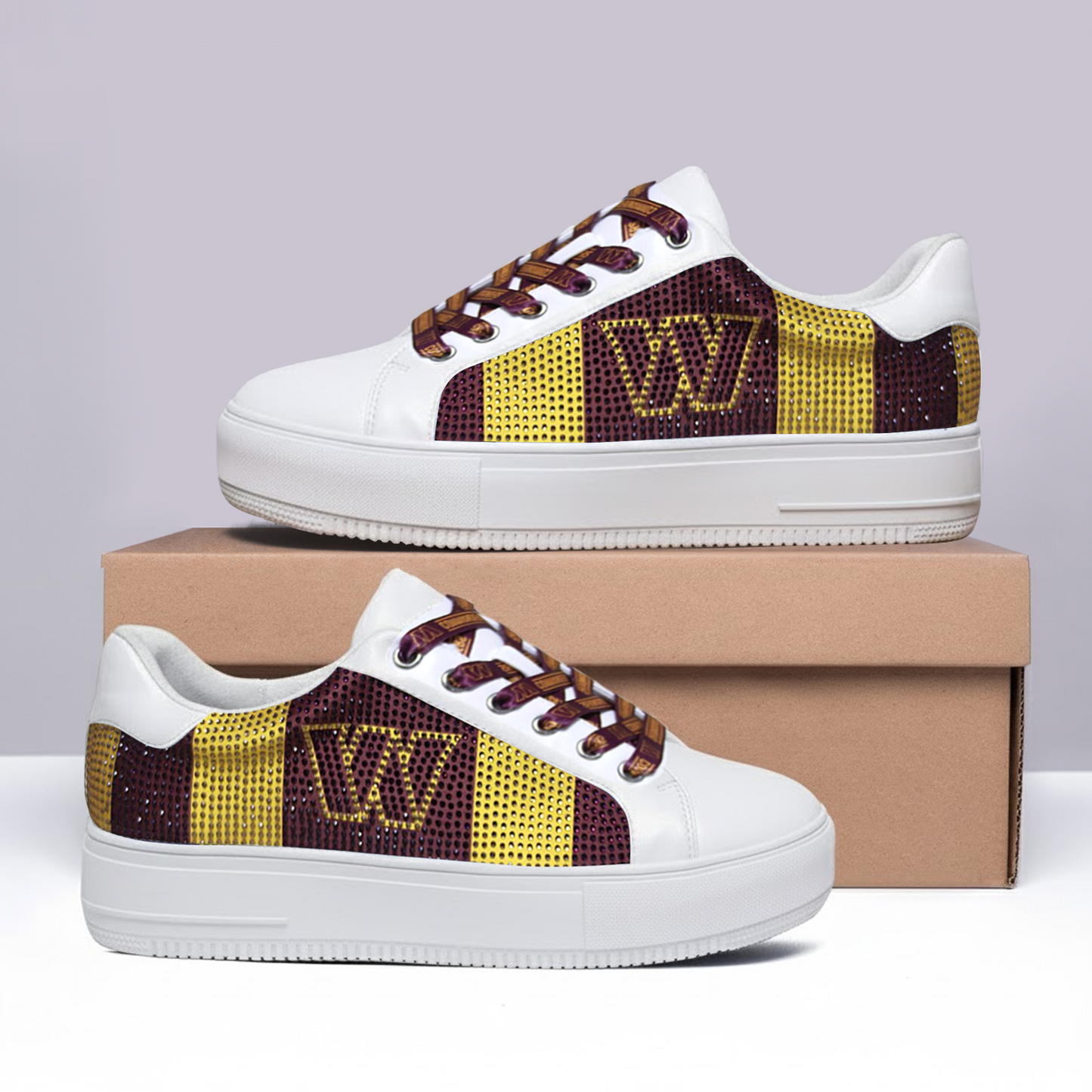 WAS x NFL Lace-Up Sparkle Sneaker DatND DVT