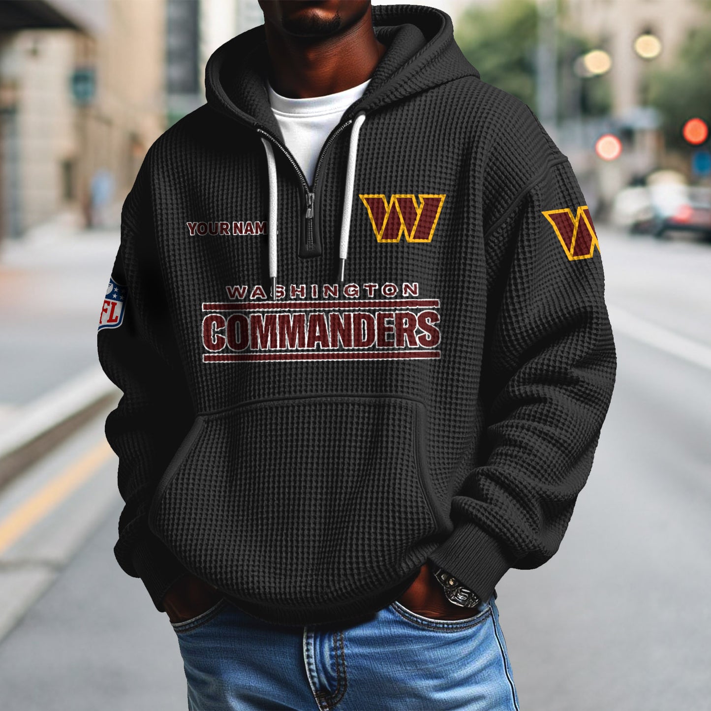 WAS x NFL Waffle Hoodie DatND DVT