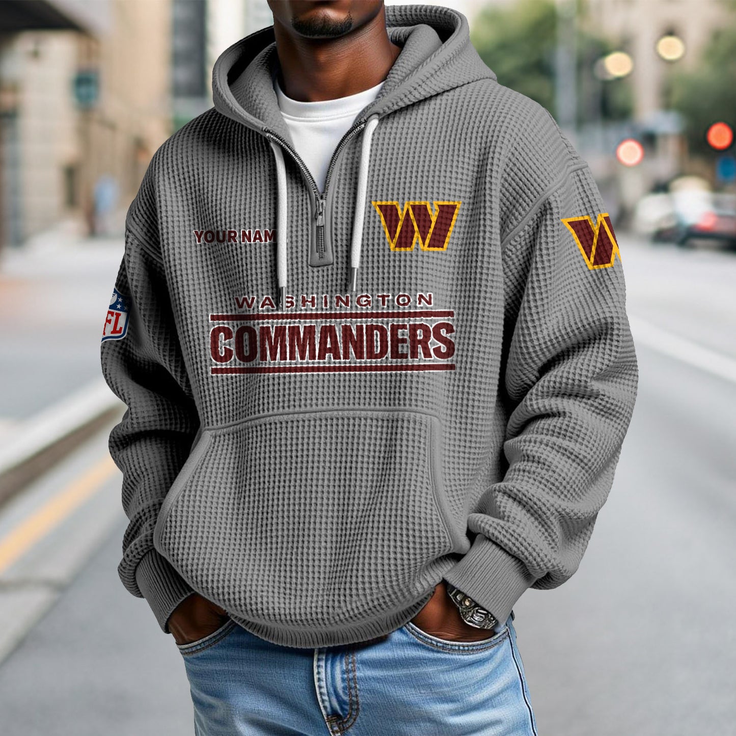 WAS x NFL Waffle Hoodie DatND DVT