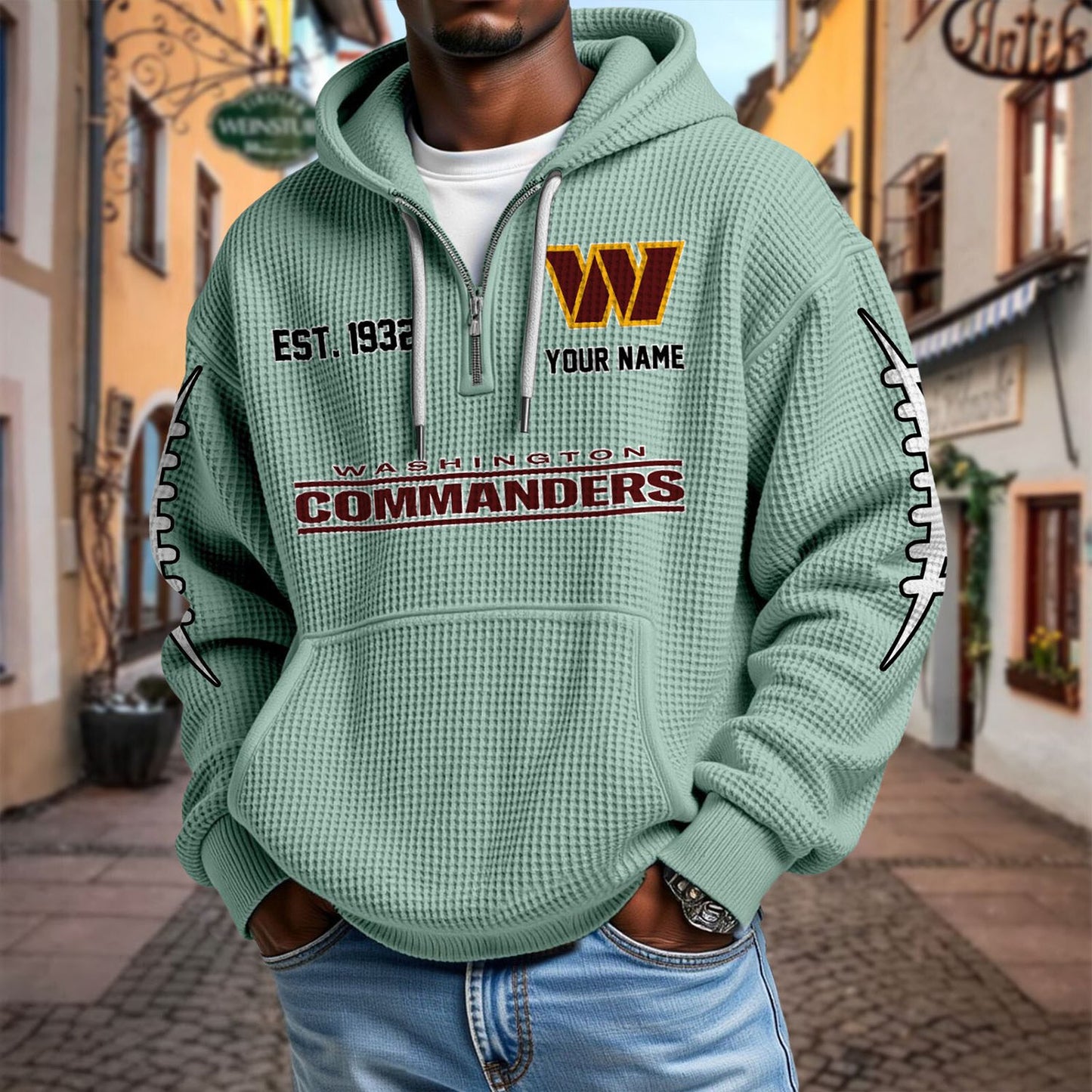 WAS x NFL Waffle Hoodie DatND DVT
