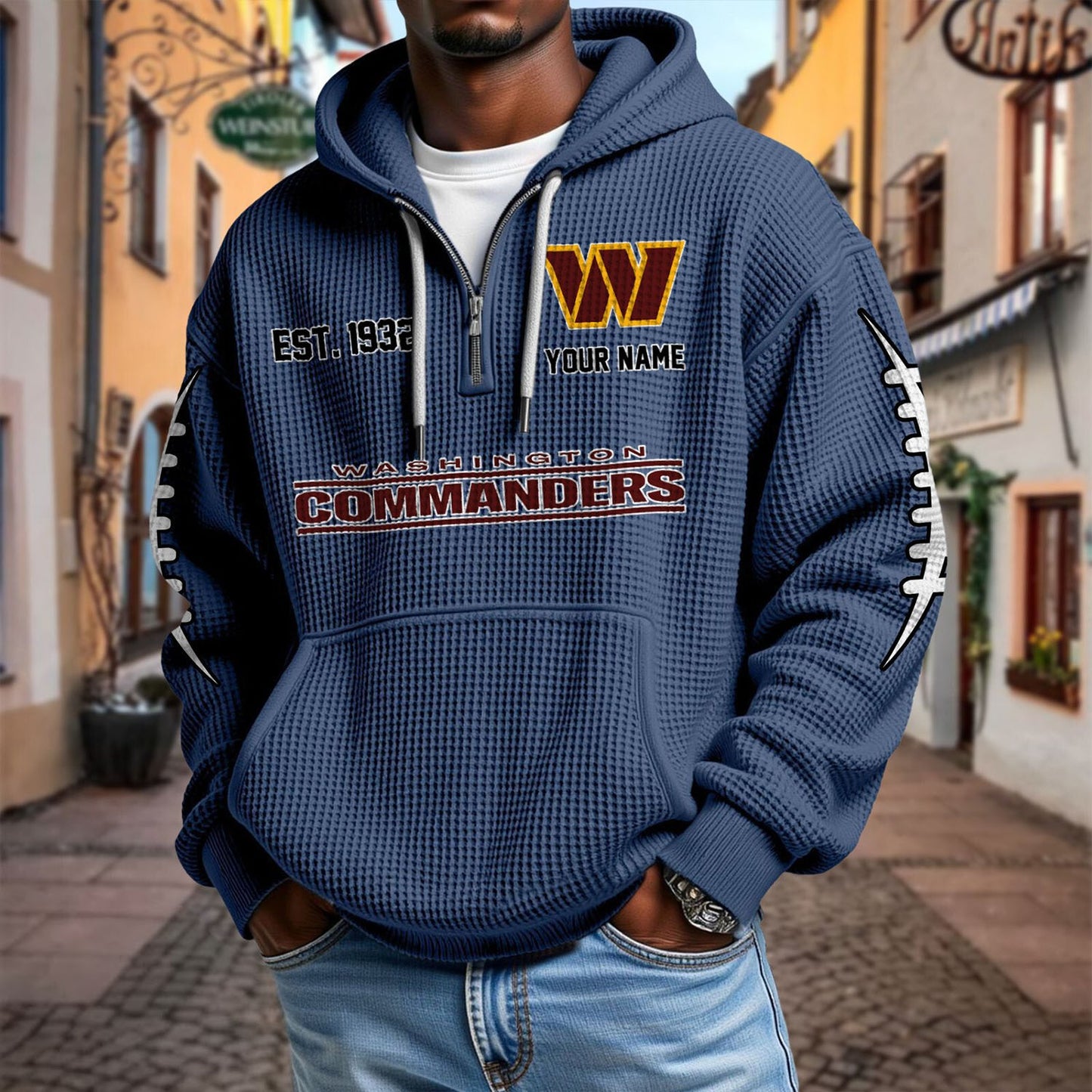 WAS x NFL Waffle Hoodie DatND DVT