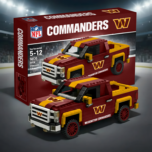 WAS X NFL 3D Racing Truck Model Building Block Set 0212 NAK NHT