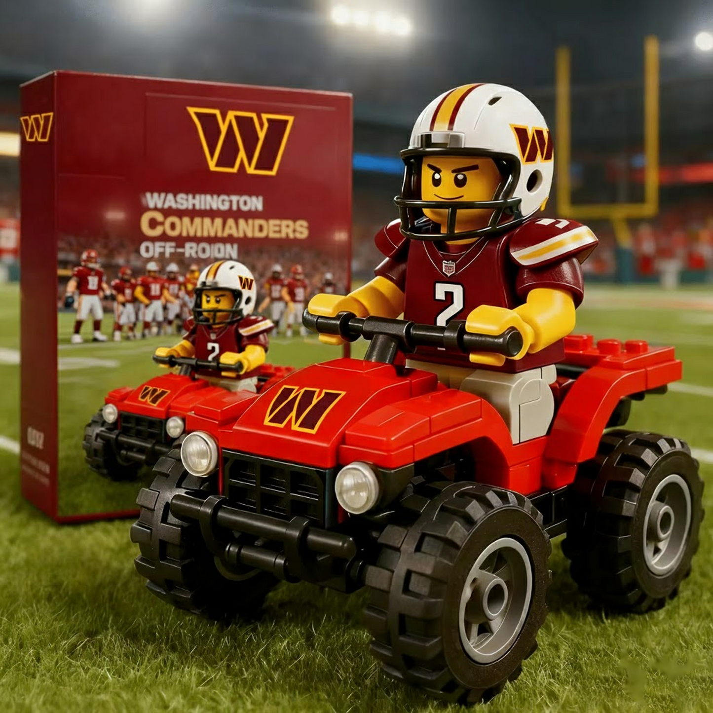 NFL Team Off-Road Vehicle Building Block Set 2411 V1 NAK NHT