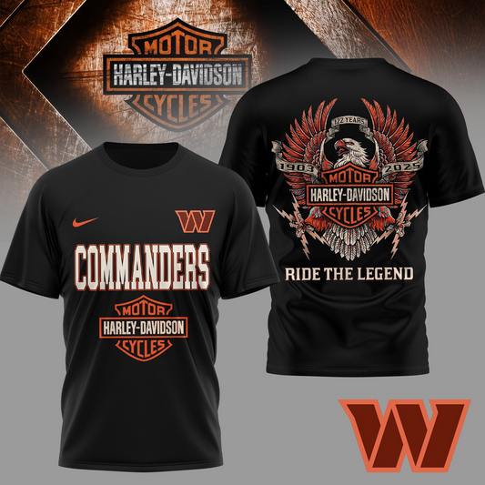 WC Premium NFL 122 Year Motorcycle 3D Shirt DDT NTL