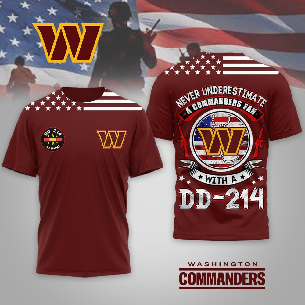 WC Premium NFL DD-214 Alumni 3D Shirt DDT NTL
