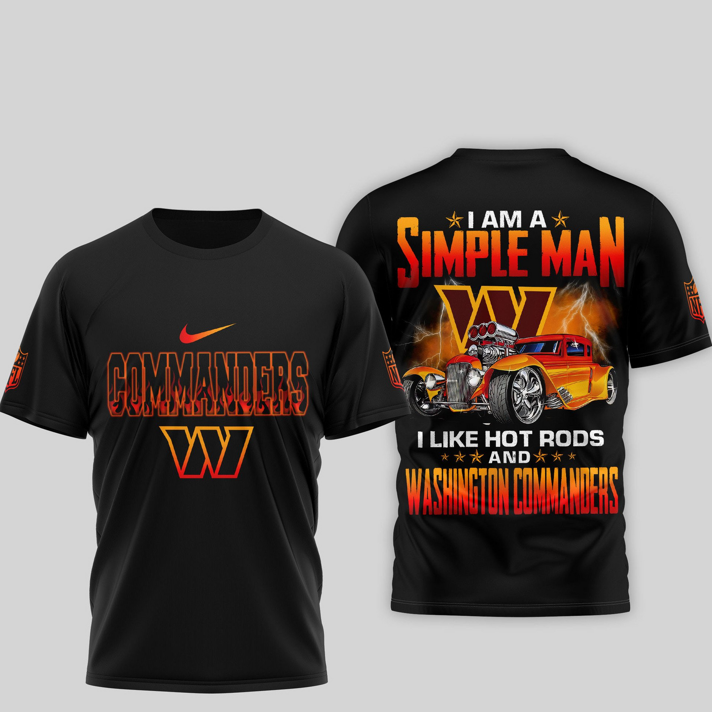 WC Premium NFL Hot Rods 3D Shirt DDT HLPHUONG