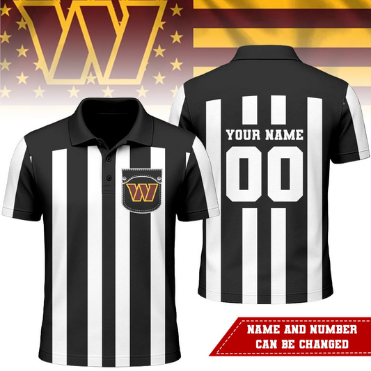 WC Premium NFL Referees 3D Polo Shirt DDT NTL