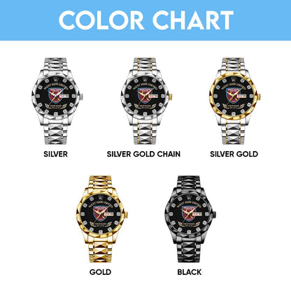 WHU x EPL Alloy Luxury Quartz Watch DatND DVT