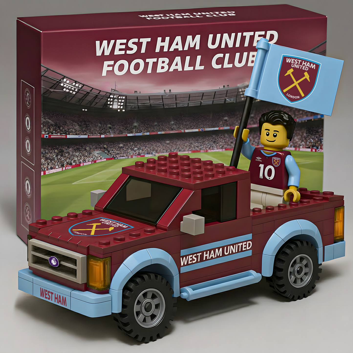 WHU x EPL Building Blocks Truck Toy Set DatND DVT