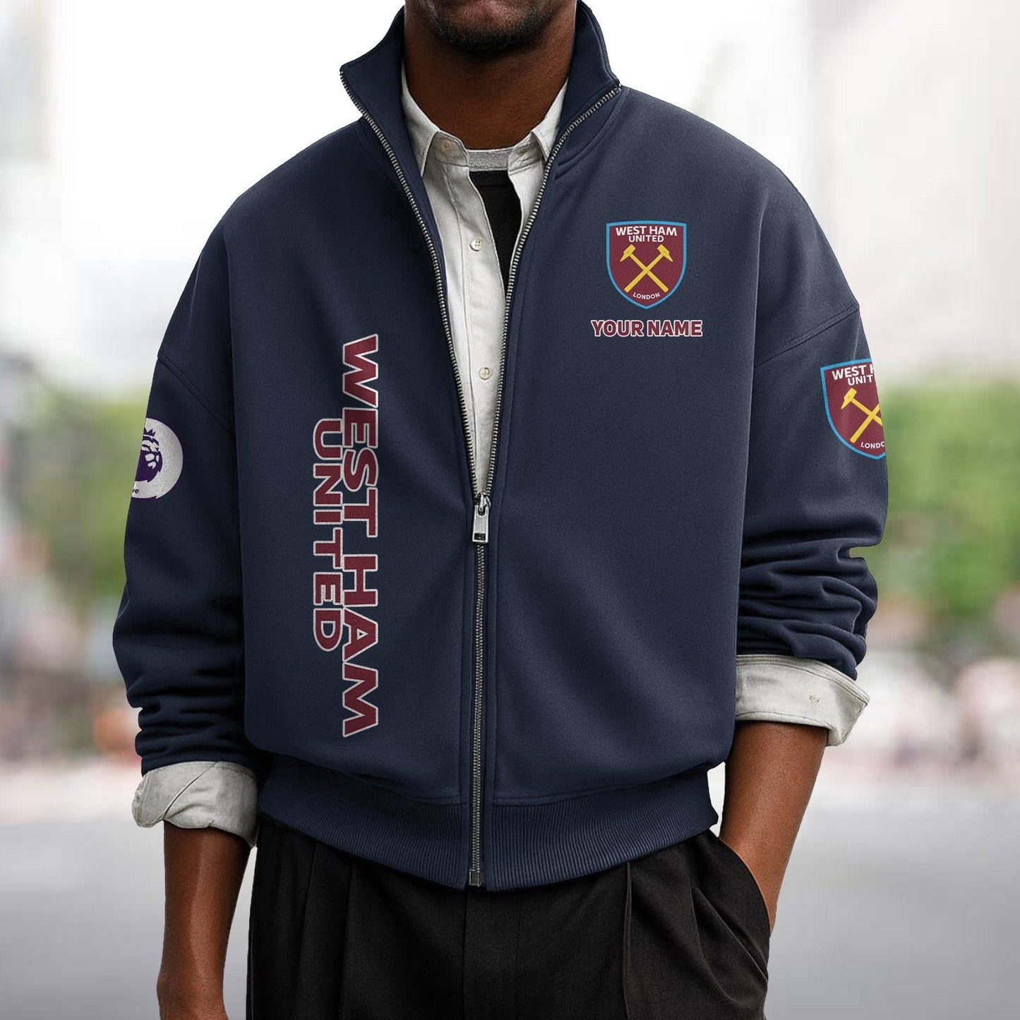 WHU x EPL Men's Zipper Sweatshirt DatND DVT
