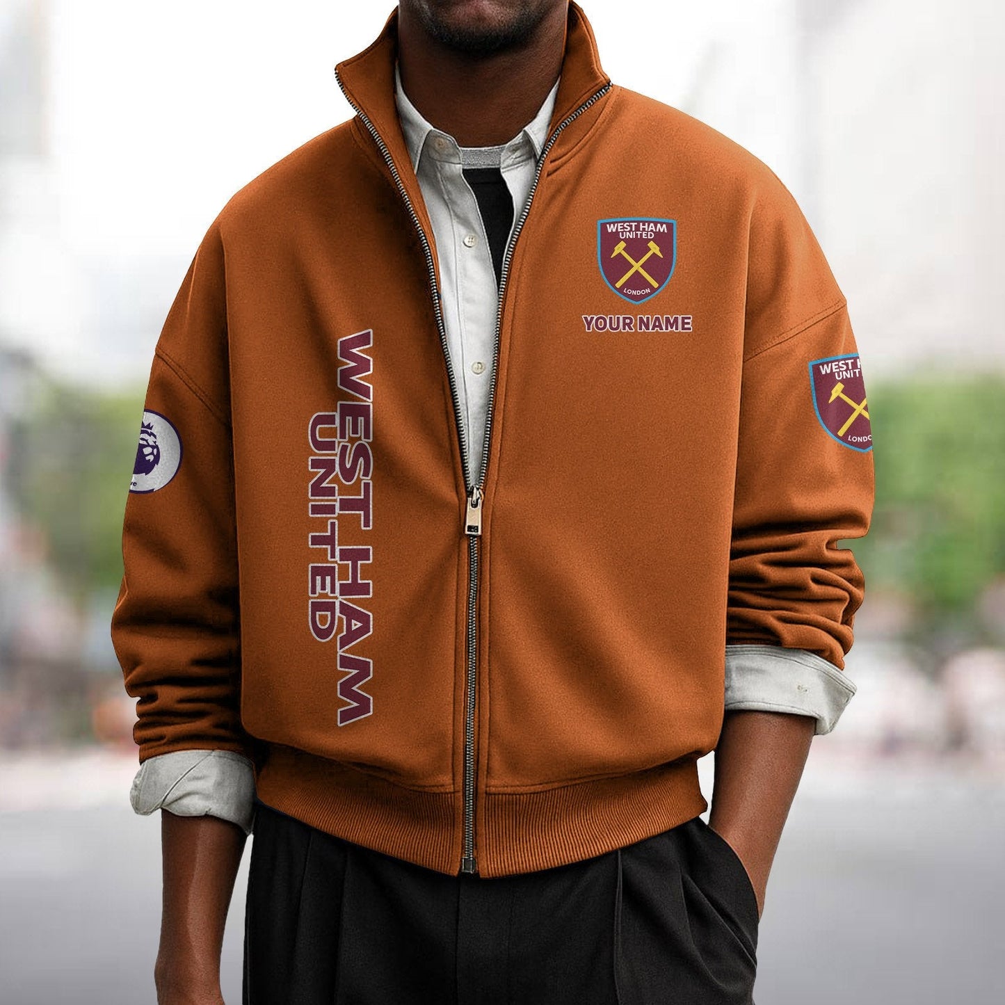 WHU x EPL Men's Zipper Sweatshirt DatND DVT