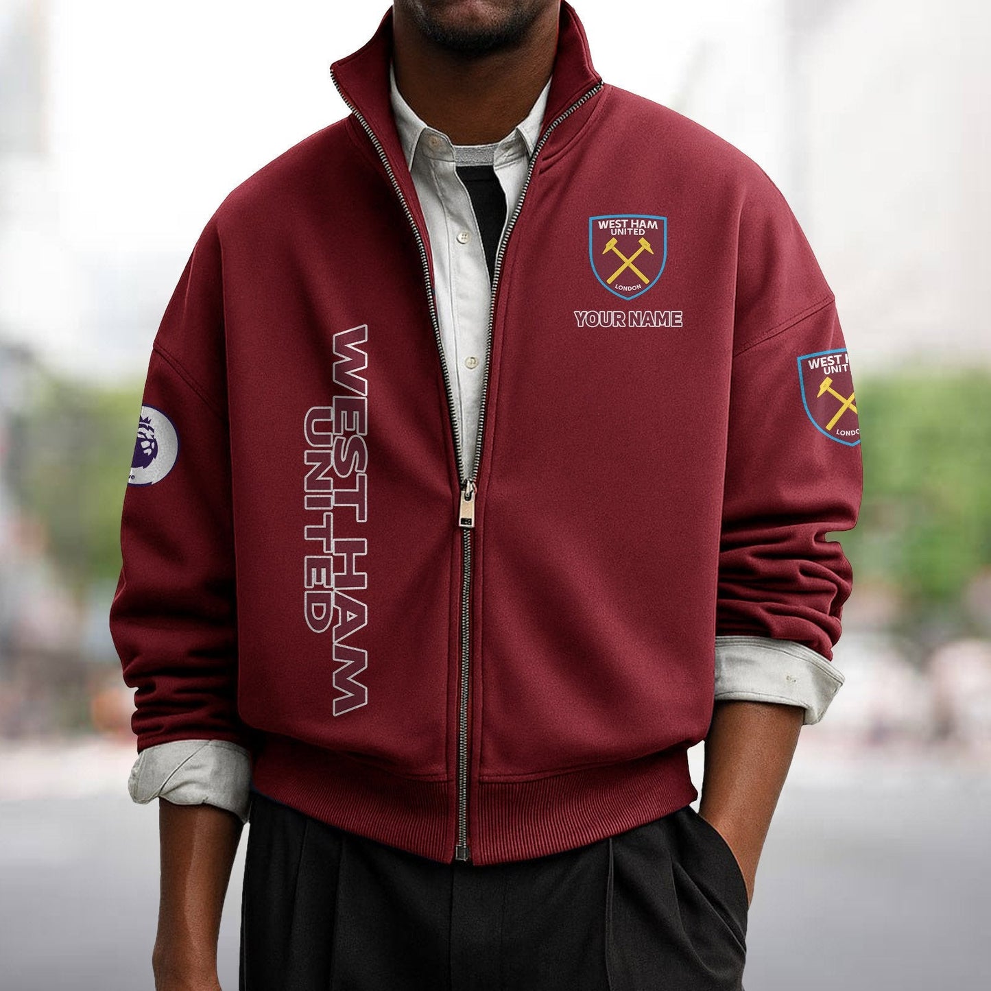 WHU x EPL Men's Zipper Sweatshirt DatND DVT