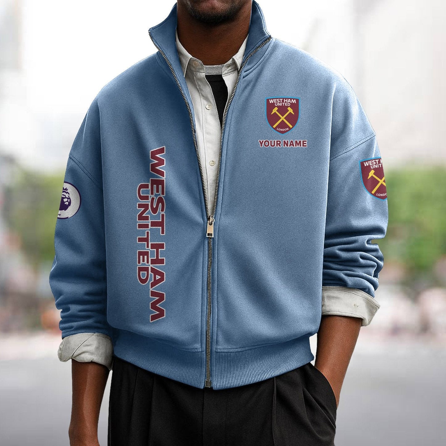 WHU x EPL Men's Zipper Sweatshirt DatND DVT