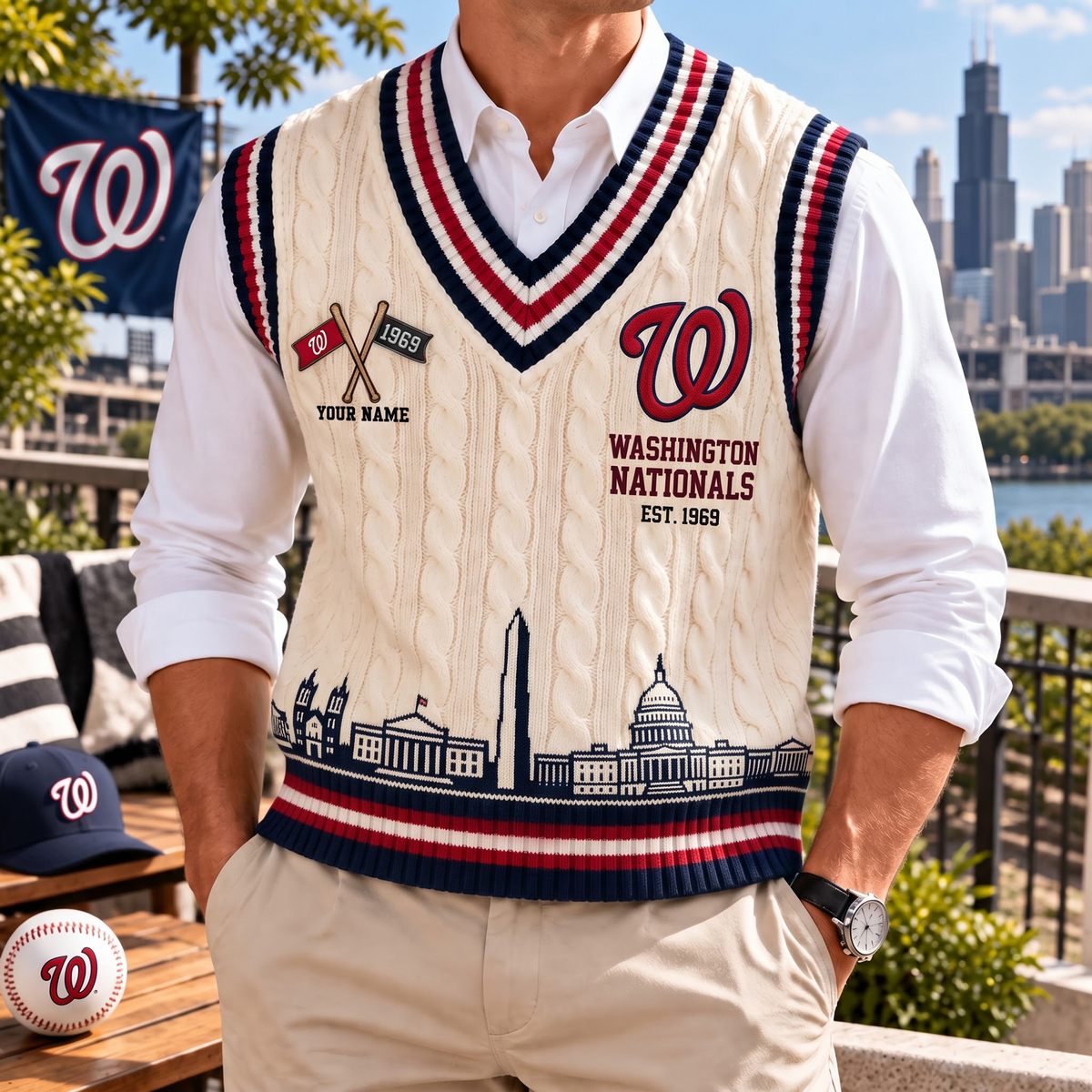 WN x Premium MLB Heritage Sweater Vest