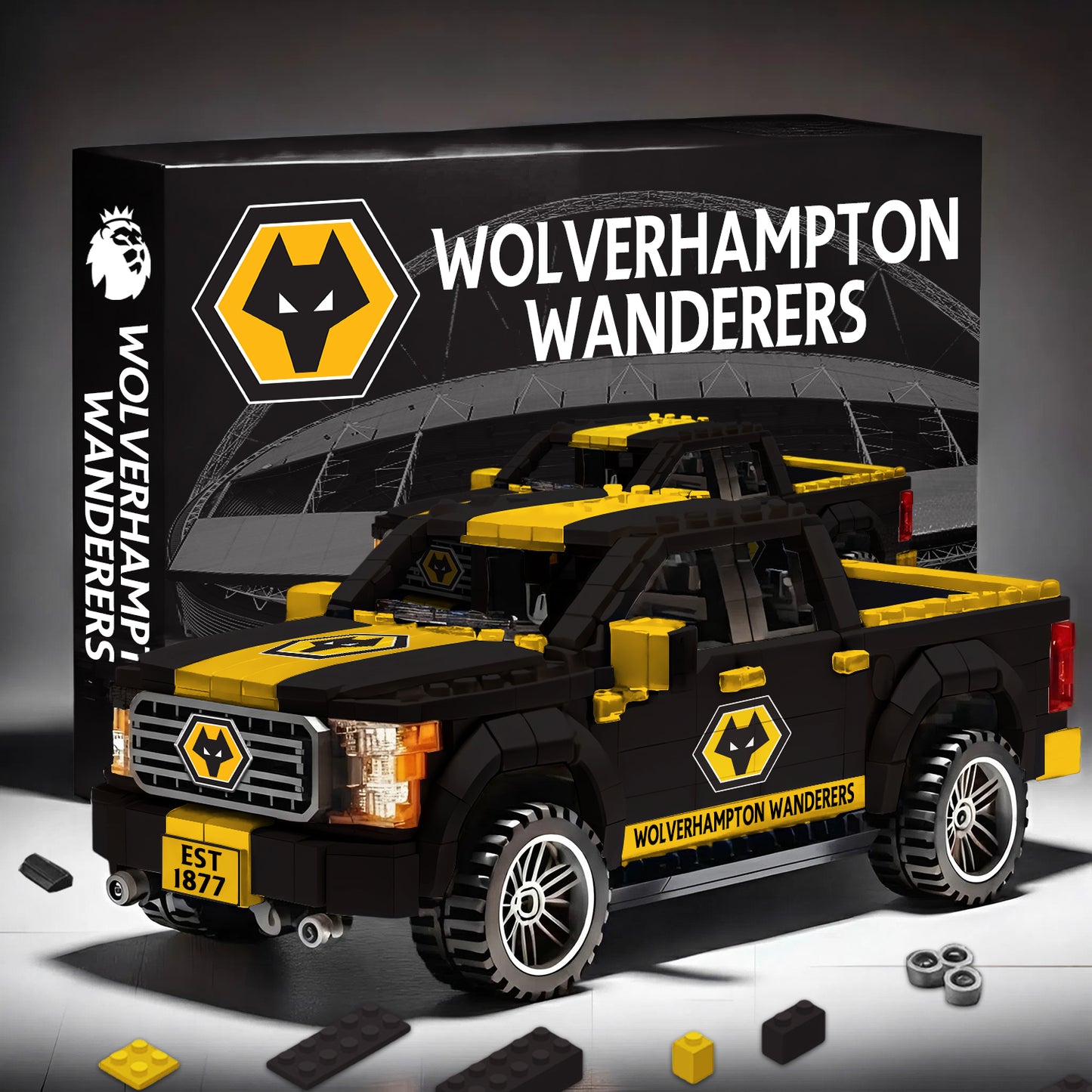 EPL 3D Racing Truck Model Building Block Set 2911 V1 NAK NHM