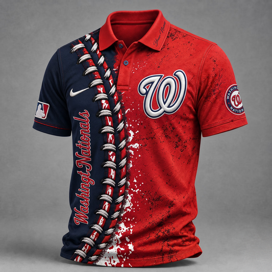 WSH X Premium MLB Baseball Stitch Polo Shirt