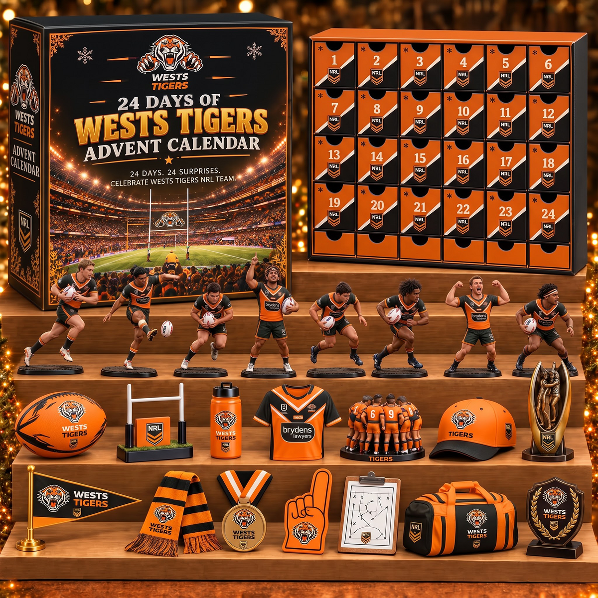 WST X NRL 24 Days Countdown Christmas Advent Calendar