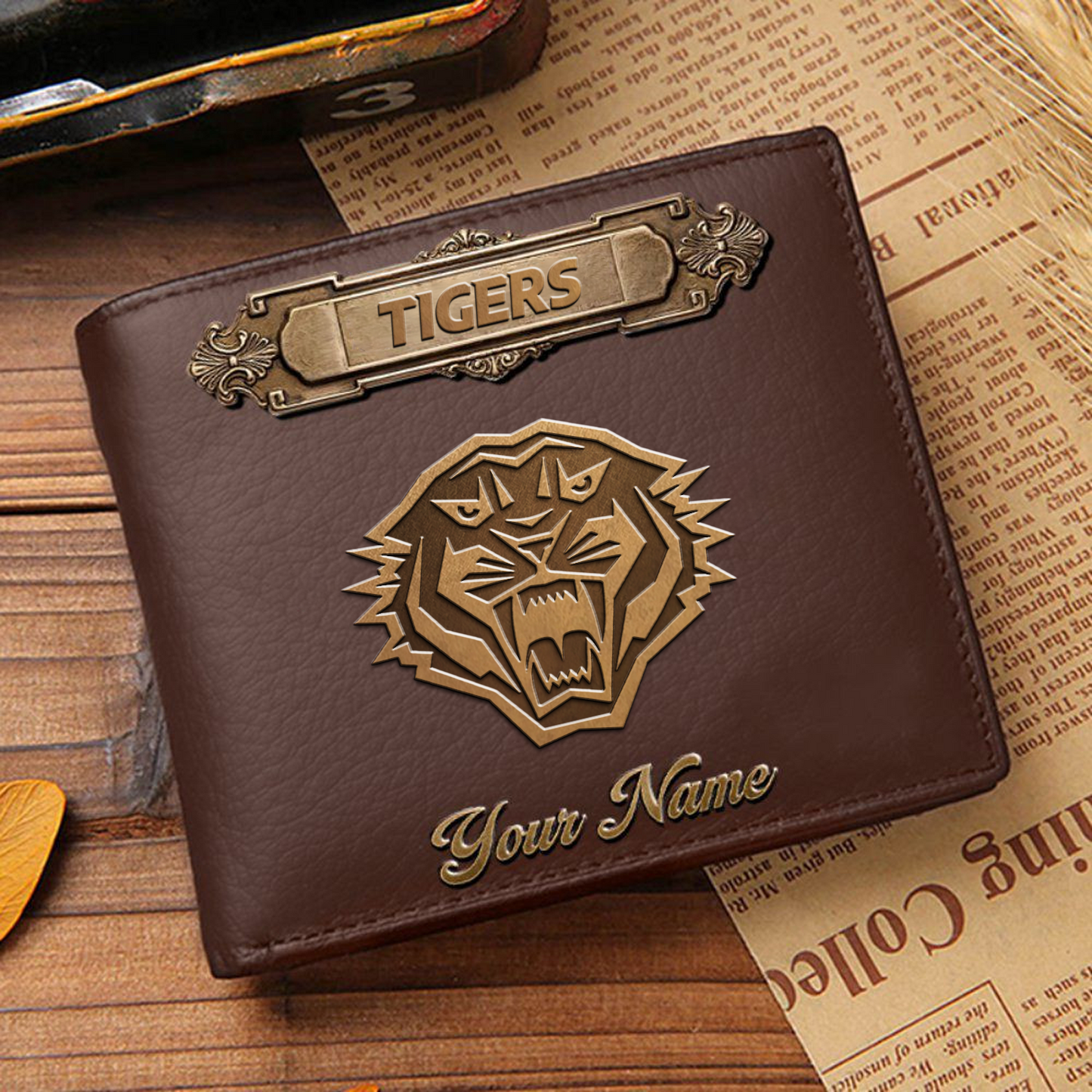 WST x NRL Premium Leather Wallet - Personalized Edition DatND DVT