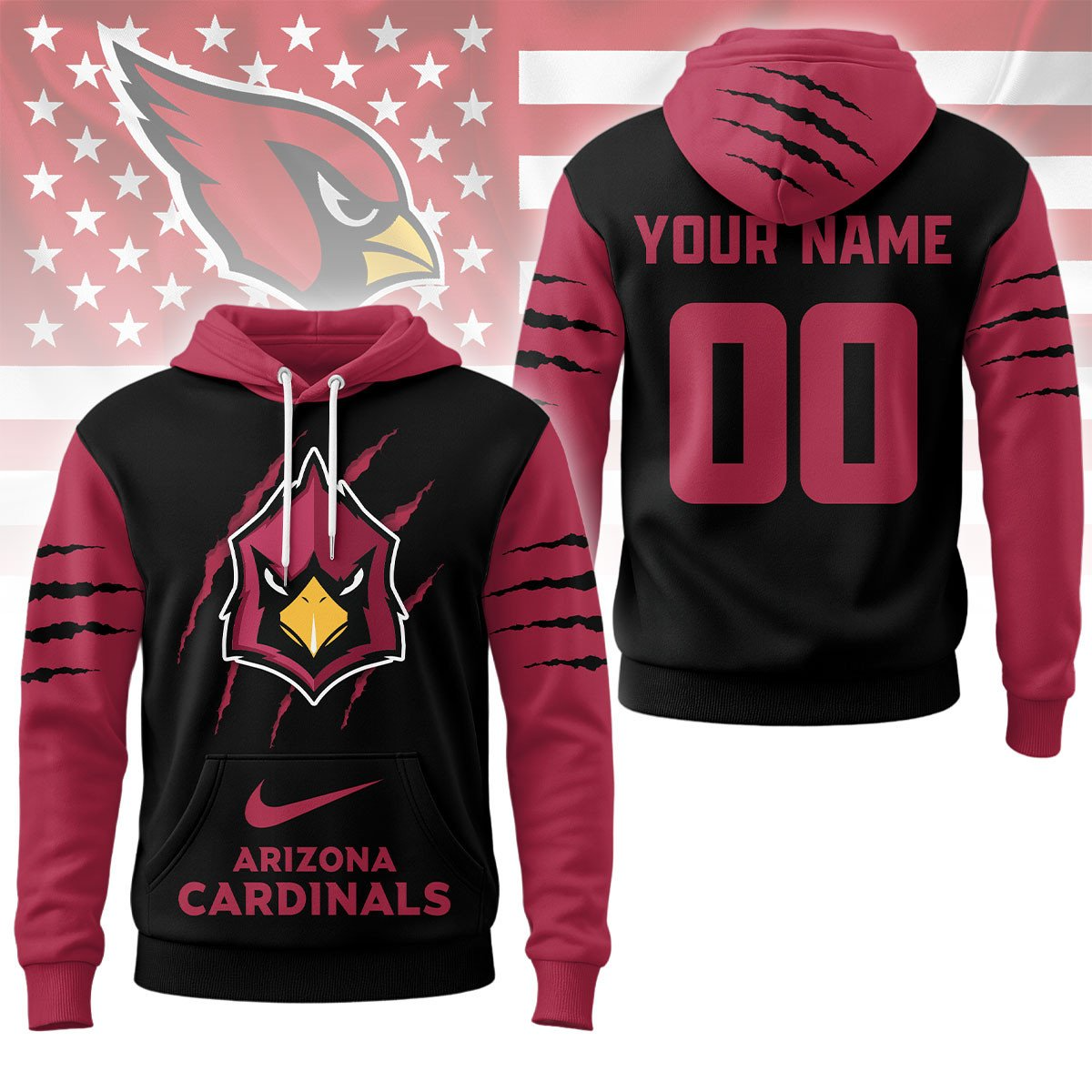 AC Premium NFL Fan Pride Claw Hoodie DDT CTND