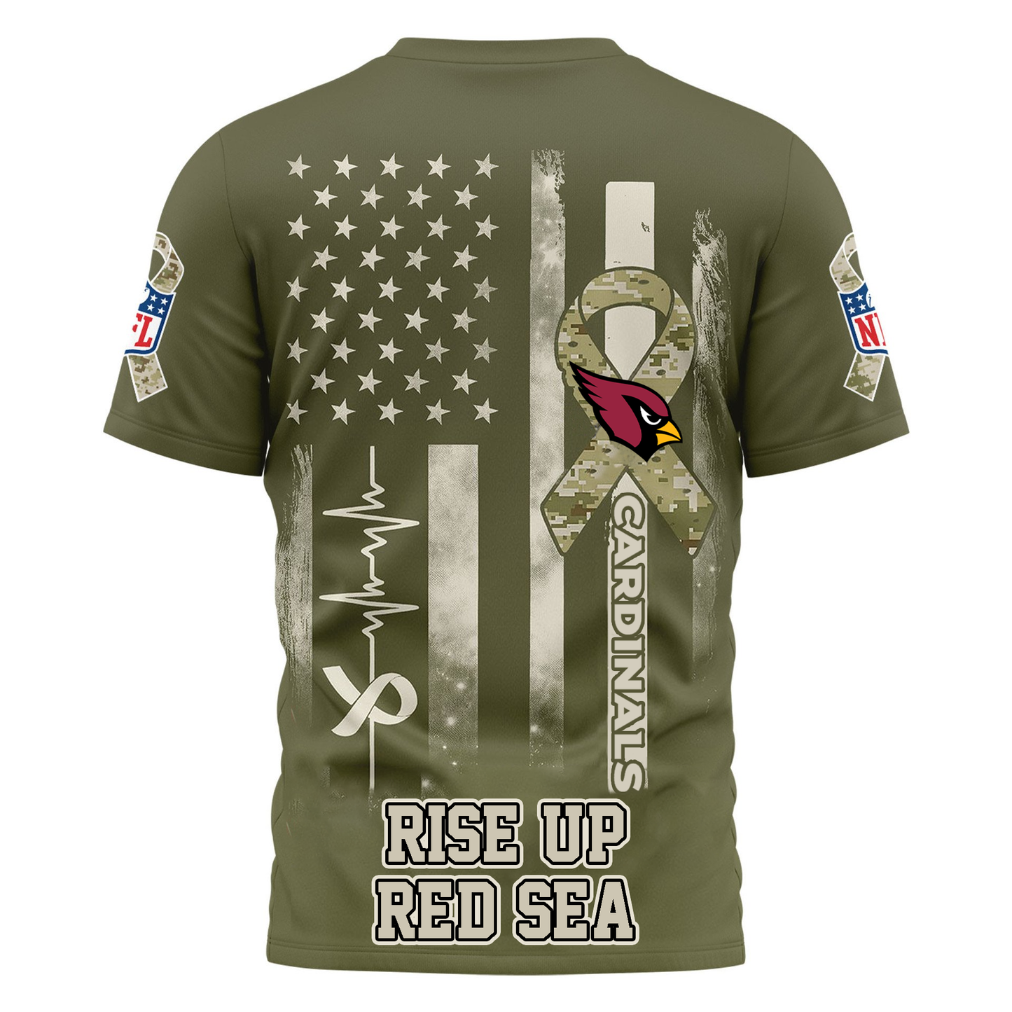 AC Premium NFL Salute to Service Camo 3D Shirt DDT CTND