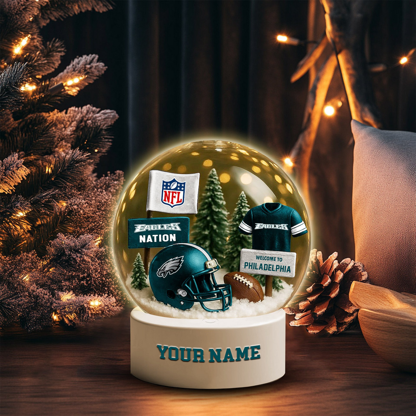 Acrylic night light NFL PHI NAK TDT