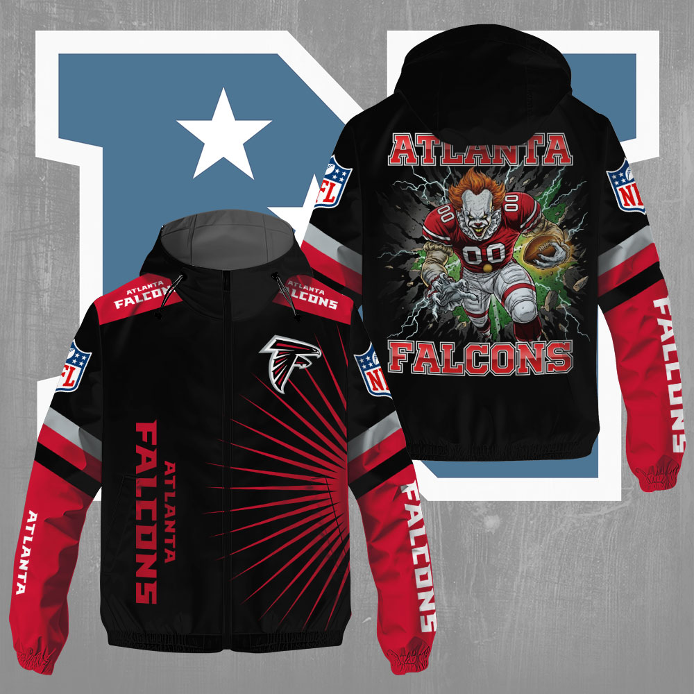 AF x NFL Pennywise 3D Windbreaker Jacket DDT CTND