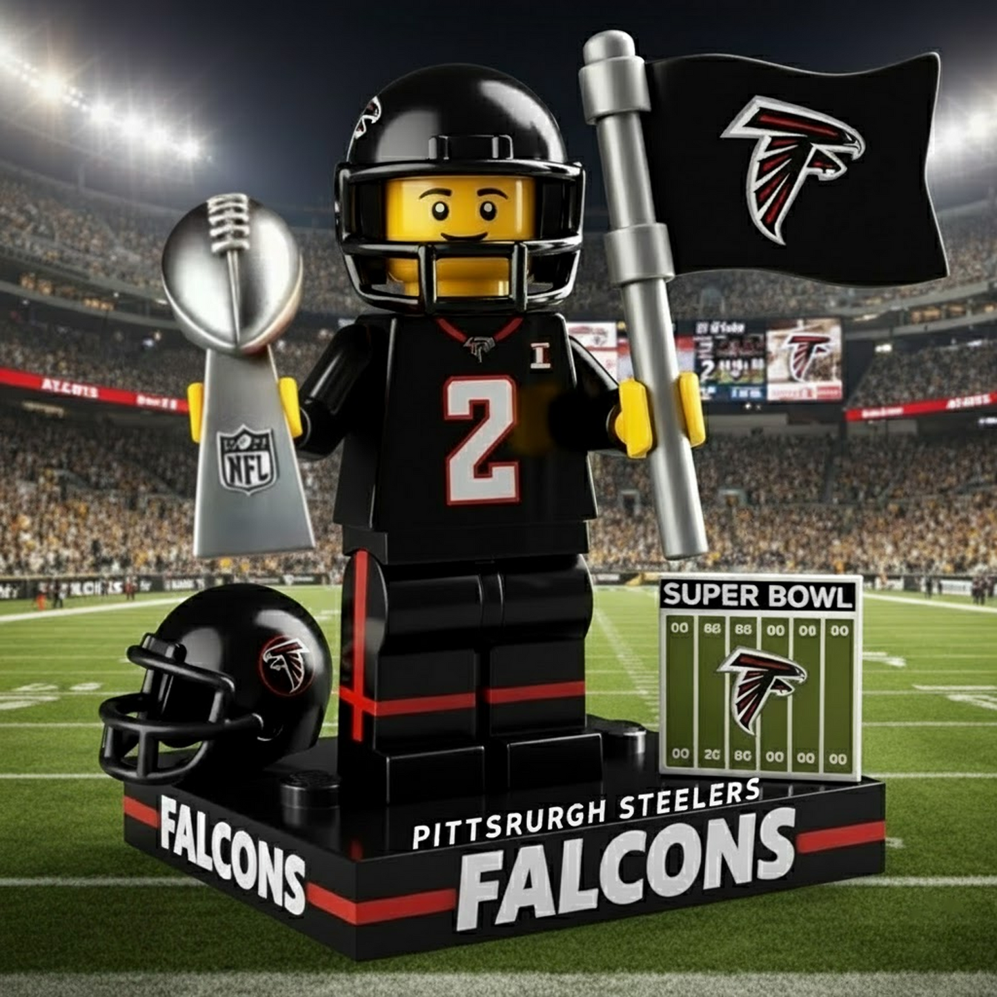 AF x NFL Team Building Blocks Set V1 NAK NHT