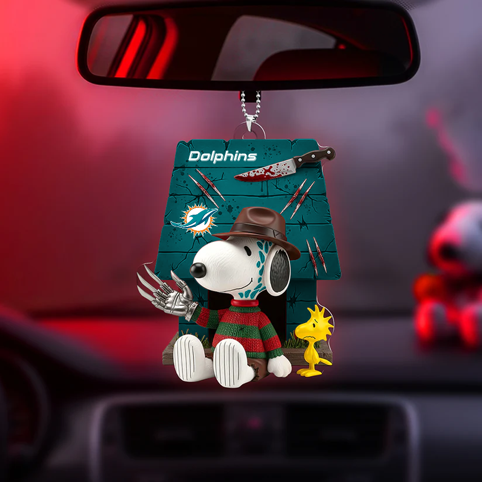 ALL I WANT FOR CHRISTMAS X NFL MIA X ORNAMENT HERE NDT TDT