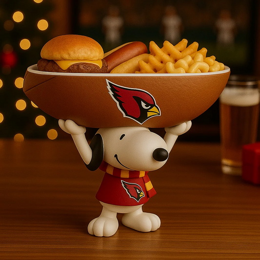 ARI X NFL Creative Football Team Snoopy Snack Tray NAK NHT