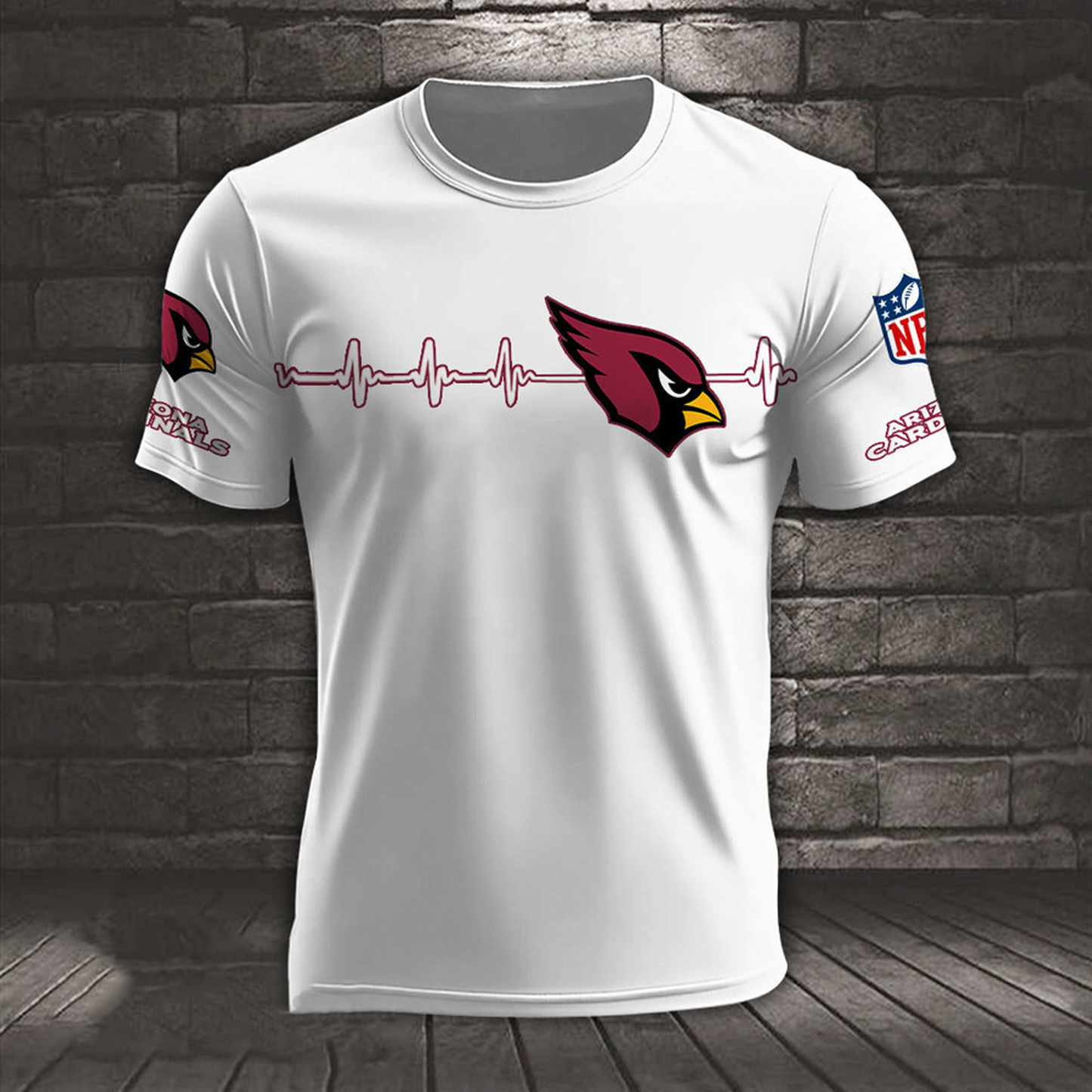 ARI x NFL Heart Rate Map Special 3D Shirt DatND ThuongNH