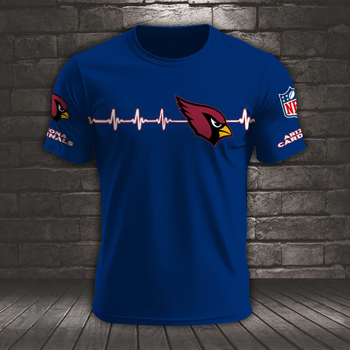 ARI x NFL Heart Rate Map Special 3D Shirt DatND ThuongNH
