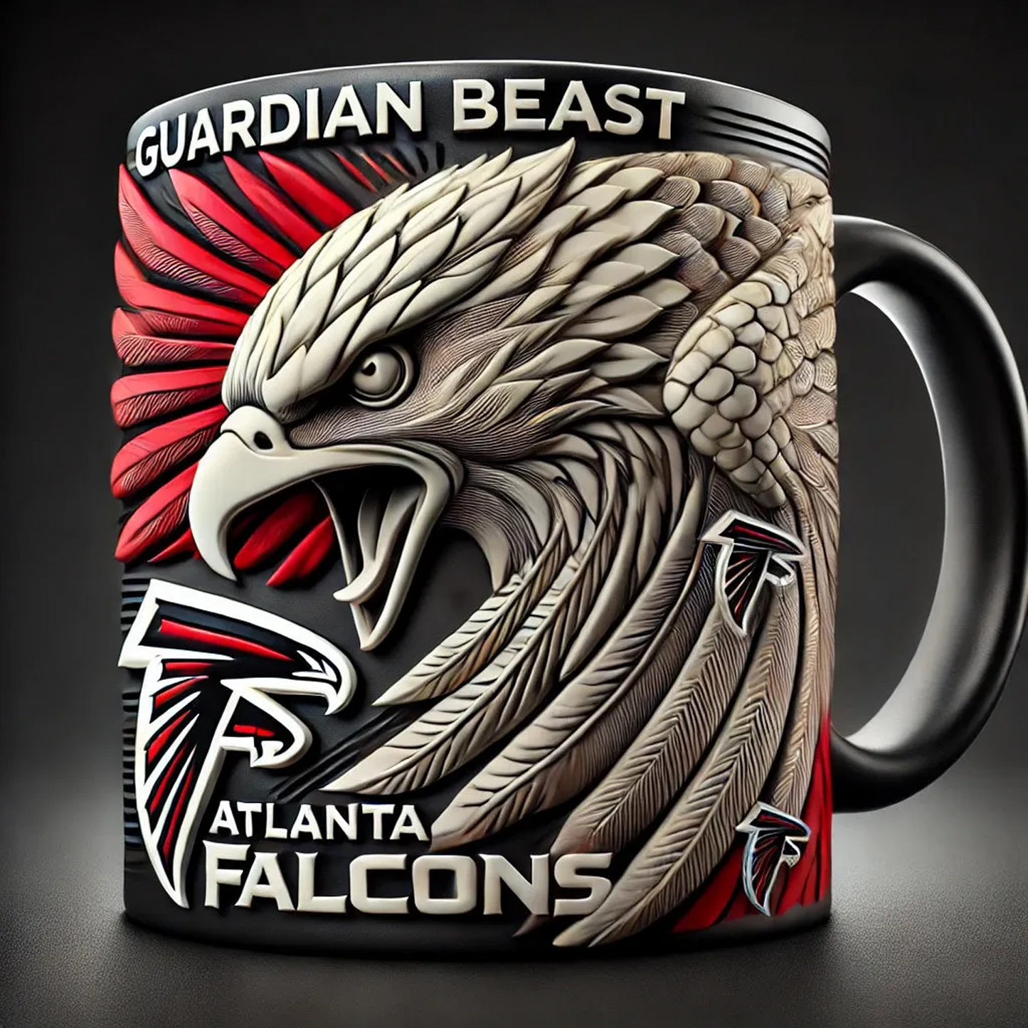 ATL X NFL  2026 Football Guardian Beast 3D Mug V2 NAK NHT