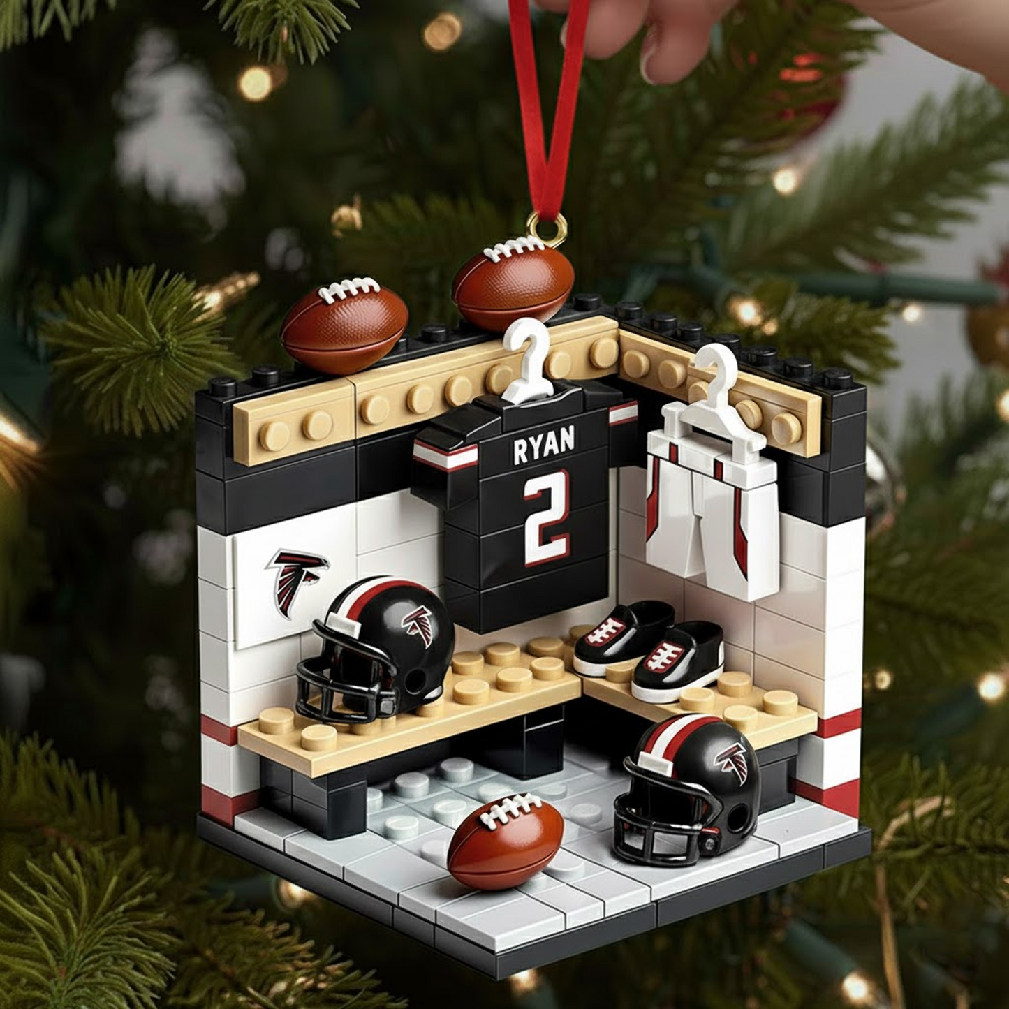 ATL X NFL Sport Lover Ornament - Personalized Gift For Sport Lover Christmas Ornament NAK THUONGNH