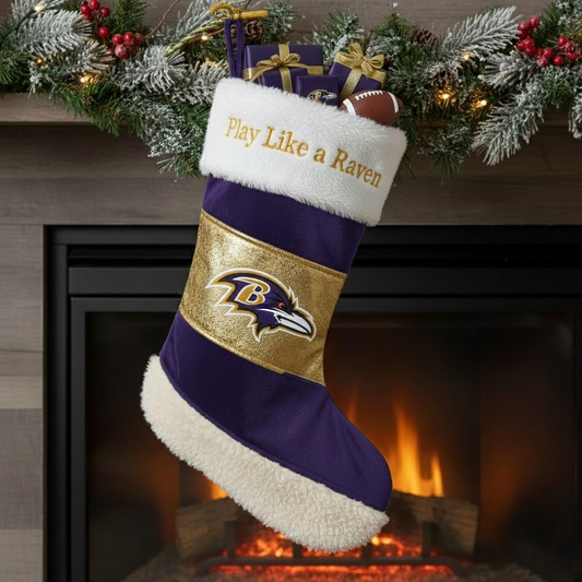 BAL X NFL CHRISTMAS SOCKS NAK NHT