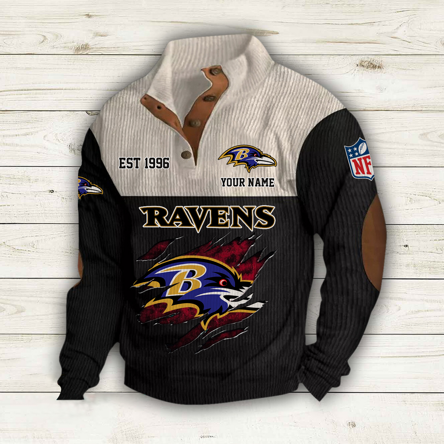 BAL x NFL Custom Name Sport Sweatshirt DatND DVT