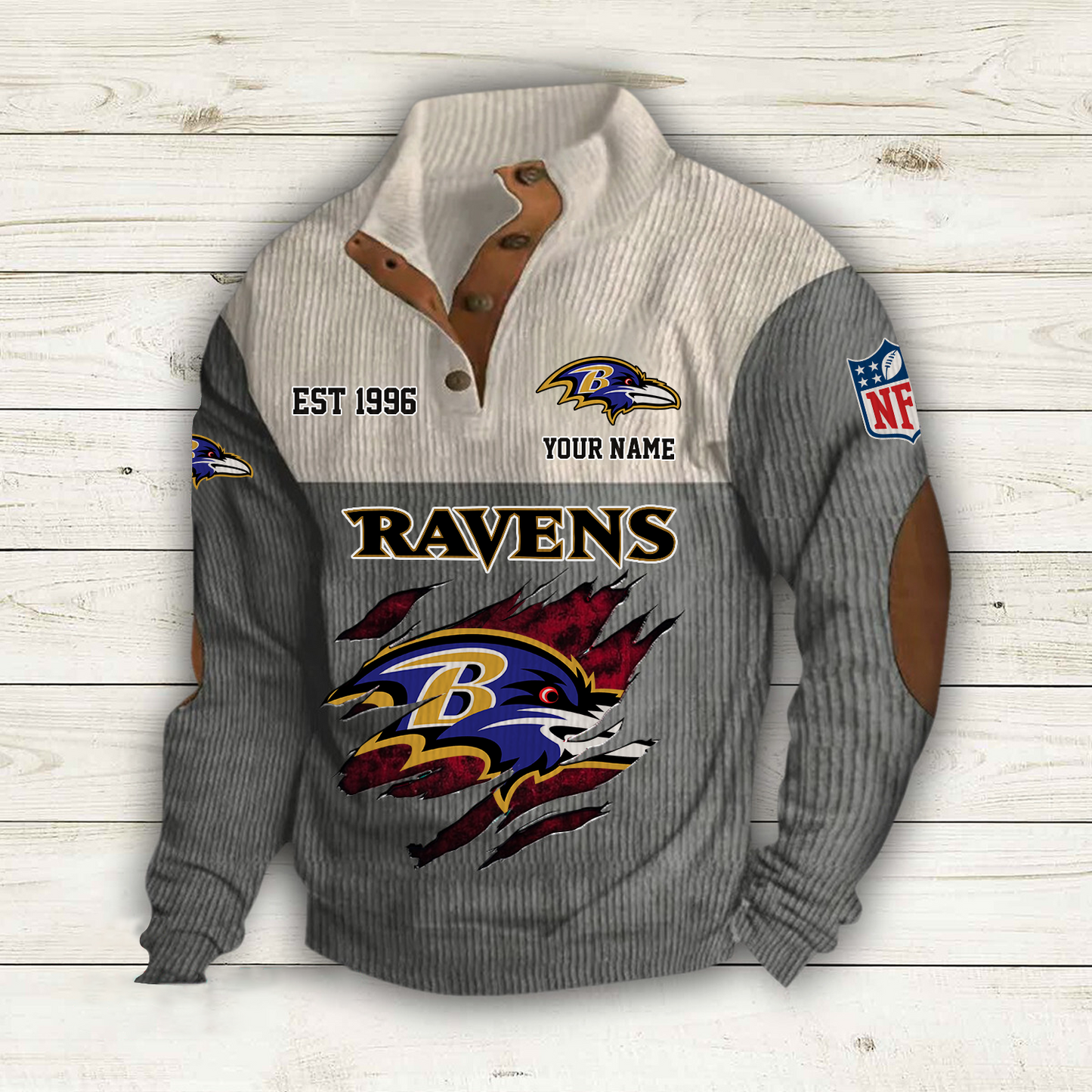 BAL x NFL Custom Name Sport Sweatshirt DatND DVT