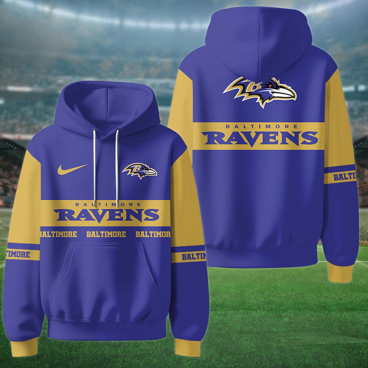 BAL x NFL Special Hoodie New Style Personalized Gifts For Fan DATND TANTD