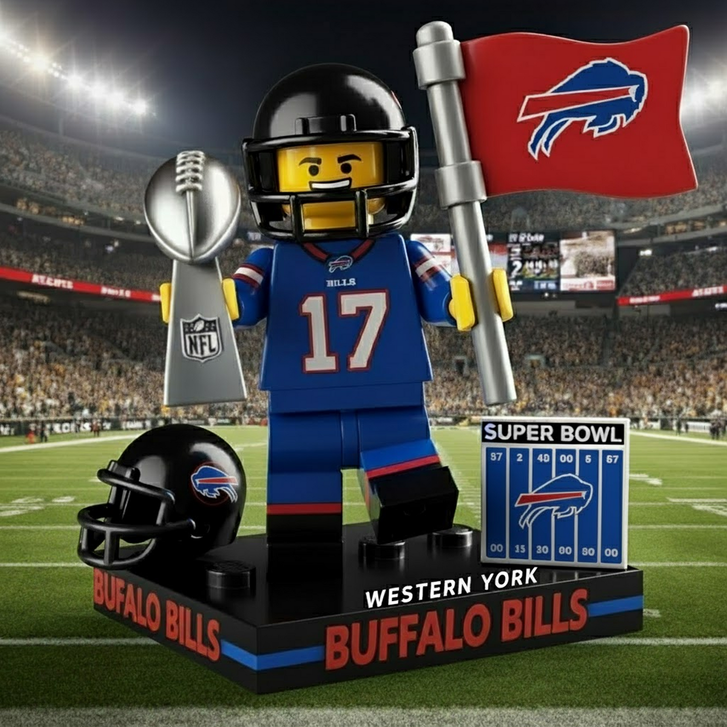 BB  x NFL Team Building Blocks Set V1 NAK NHT