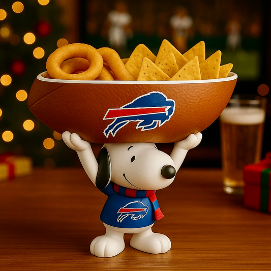 BUF X NFL Creative Football Team Snoopy Snack Tray NAK NHT