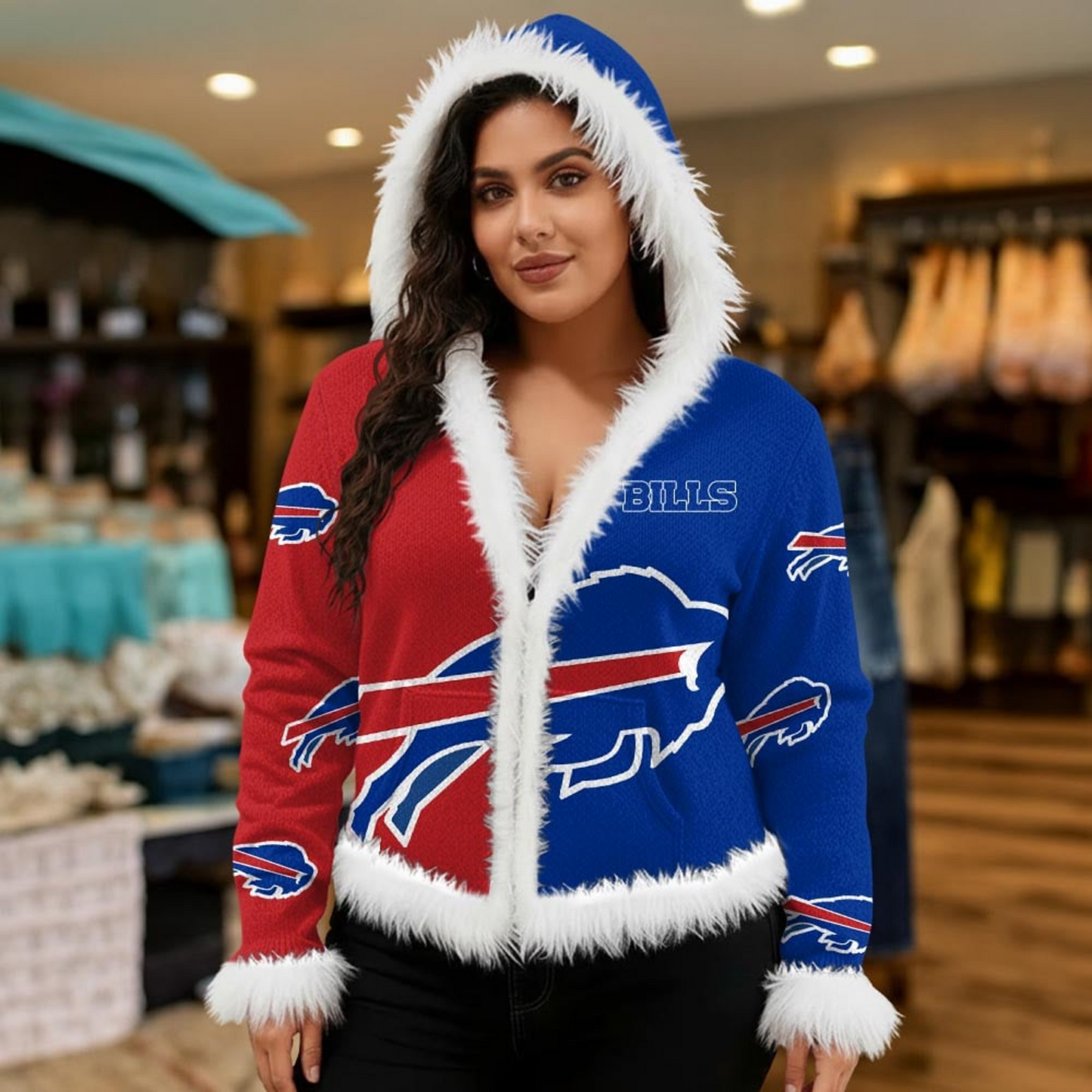 BUF X NFL Graphic Dog Knit Sweater NAK NHT