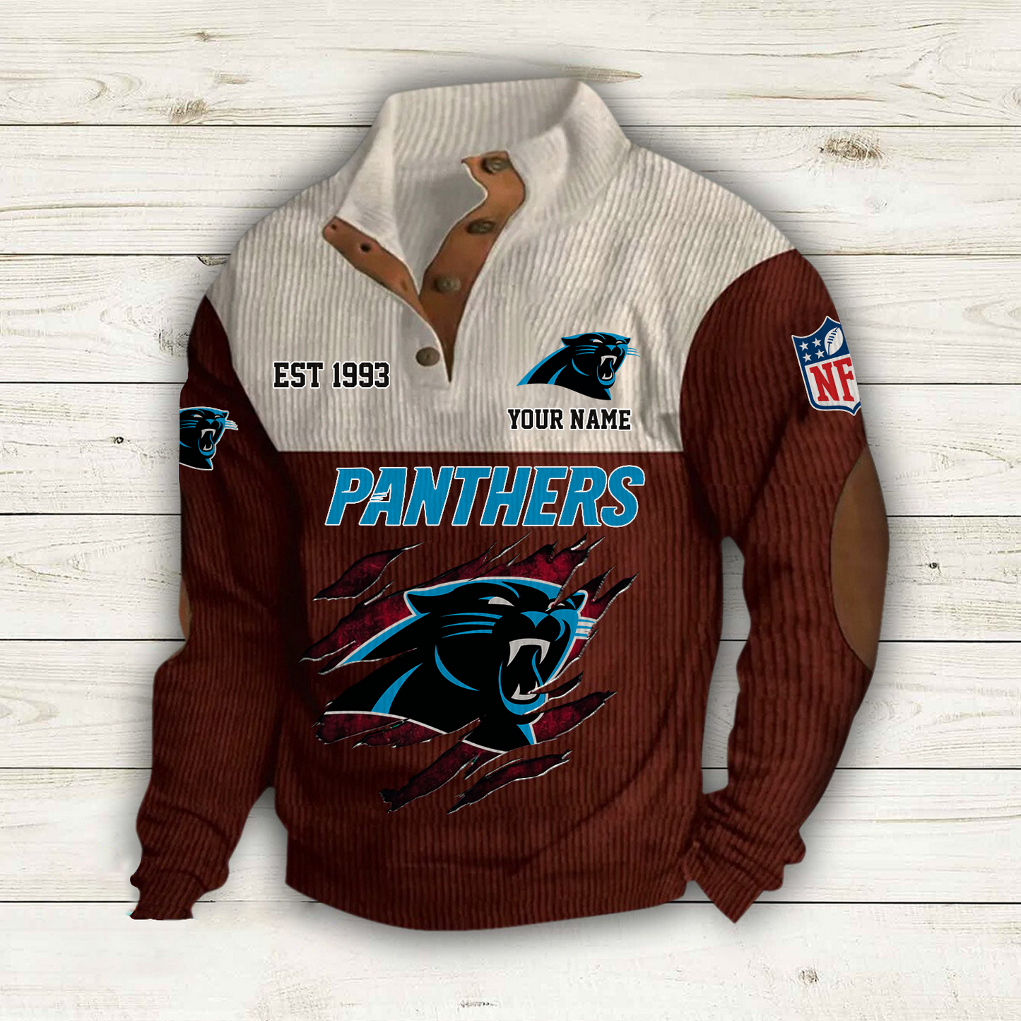 CAR x NFL Custom Name Sport Sweatshirt DatND DVT