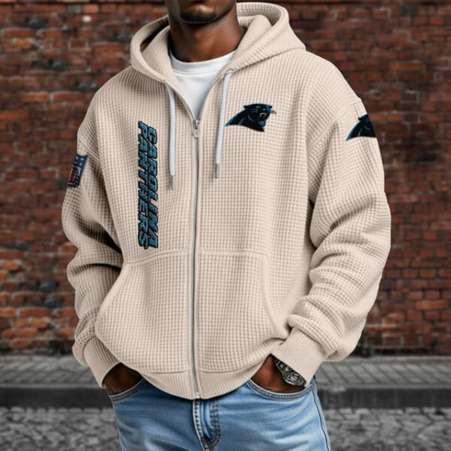 CAR X NFL Textured Lounge Zip-up Hoodie NAK NHT