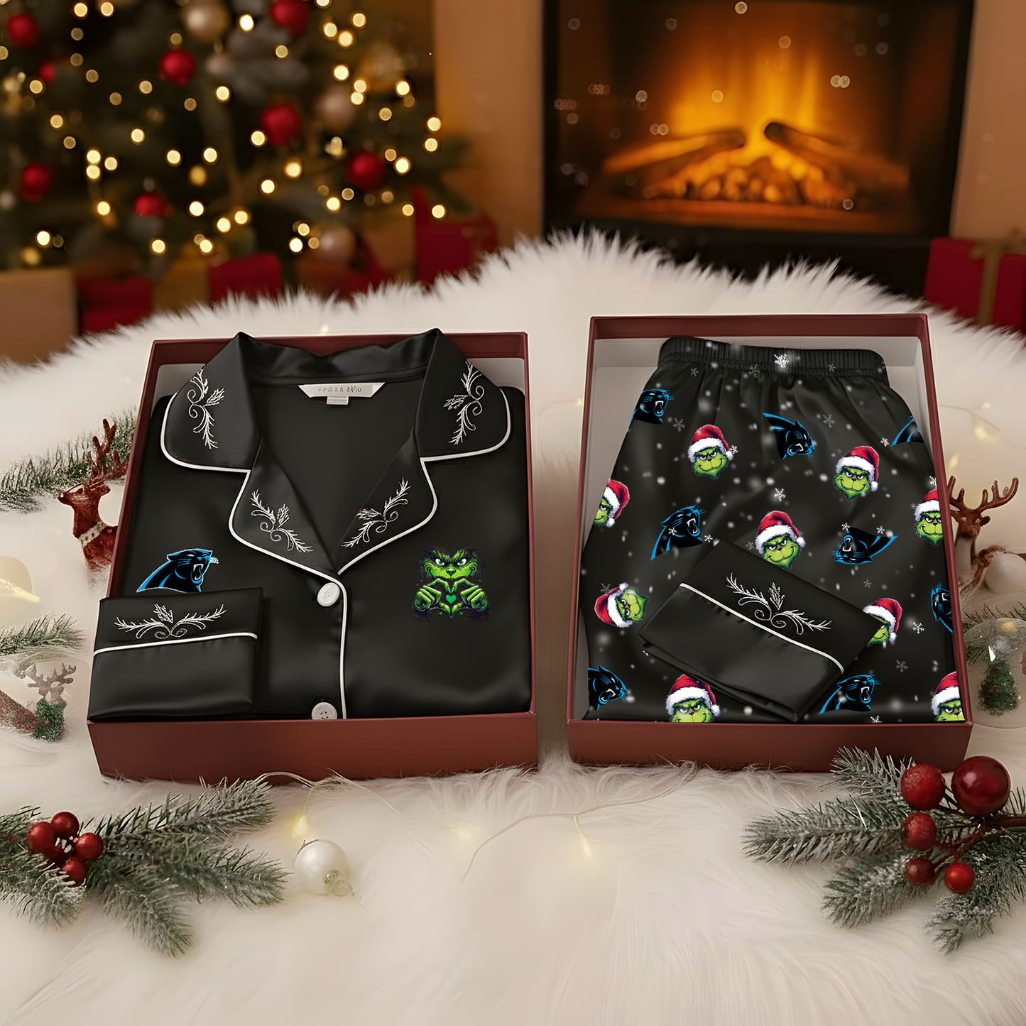 CAR X Pajasma NFL Christmas V1 NAK NHT