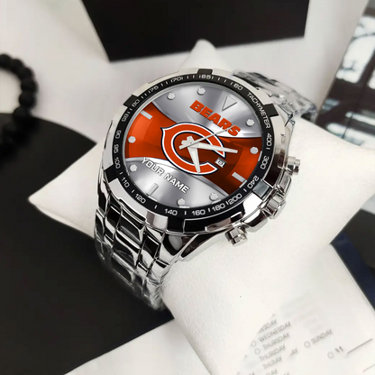 CHI x NFL Alloy Men Quartz Watch - Custom Name DATND TANTD