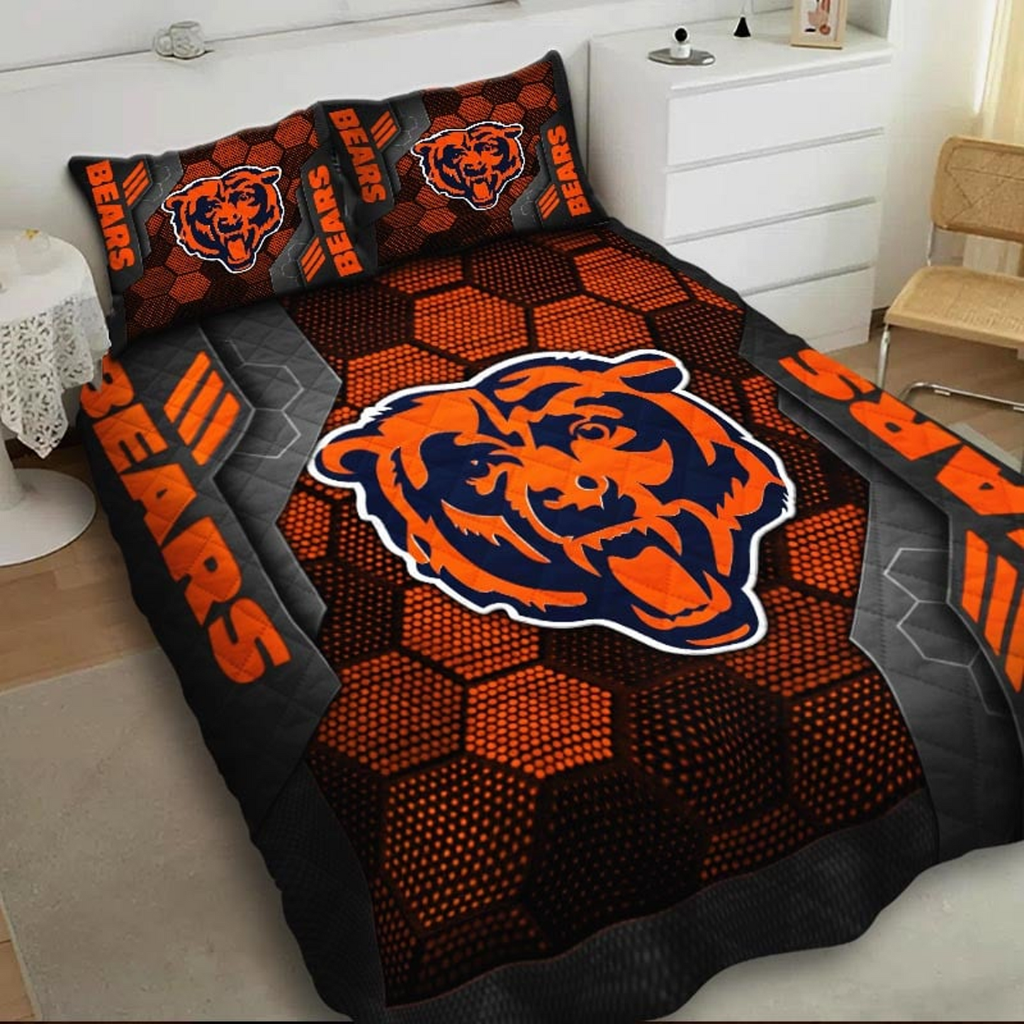 CHI x NFL Bedding Set Multicolor DATND TANTD