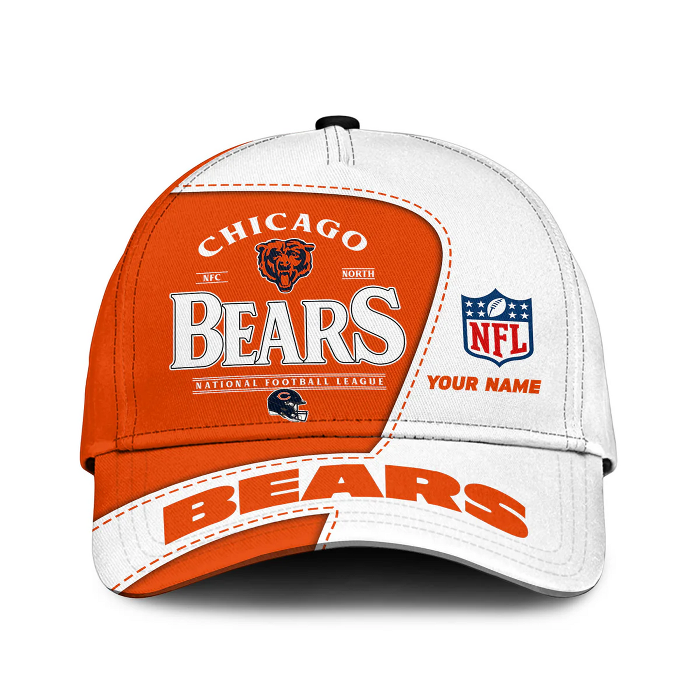 CHI X NFL Classic Logo Limited Edition Hoodie And Cap NAK NHT
