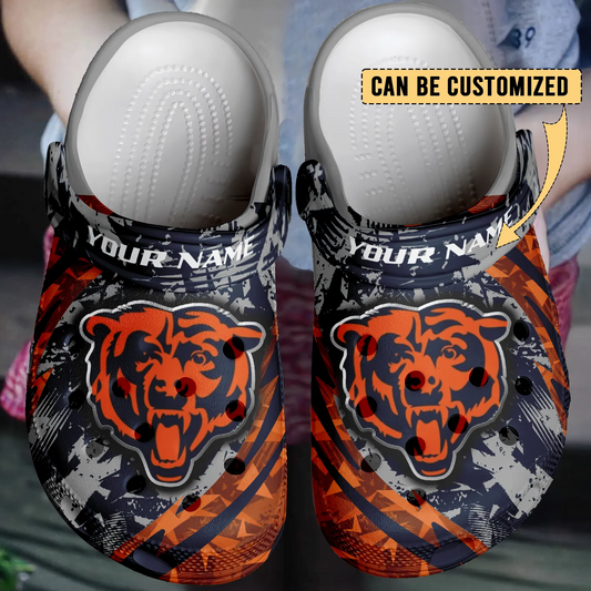 CHI x NFL Crocs Crocband Clogs Shoes DatND DVT