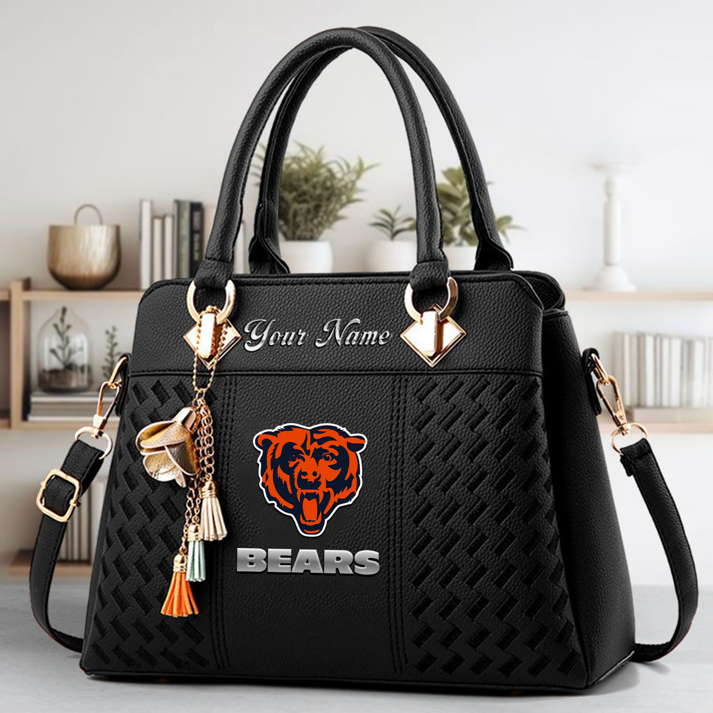 CHI x NFL Leather Bag DATND TANTD