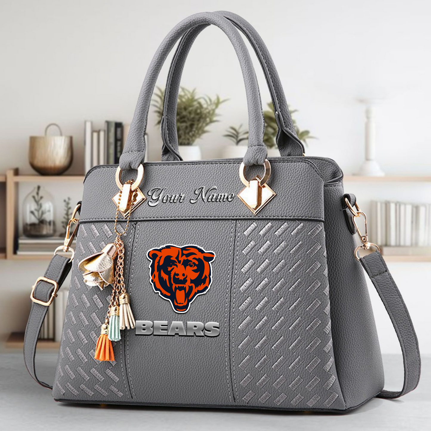 CHI x NFL Leather Bag DATND TANTD